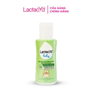 Quà tặng Lactacyd Sữa Tắm Gội Trẻ Em Lactacyd Baby Extra Milky 60ml