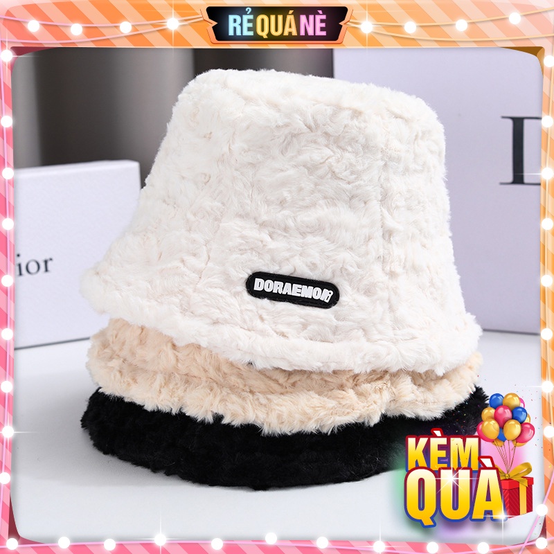 Nón Lông Dáng Xô Suông DORA Chất Dày Hottrend RQN2258
