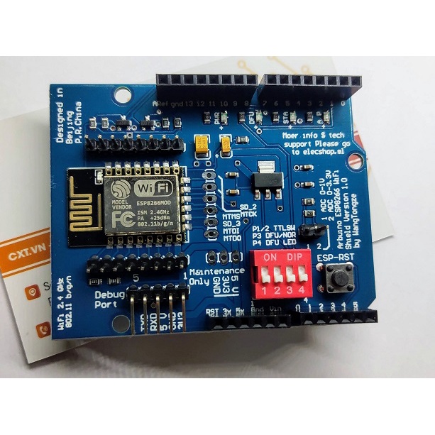 KIT Arduino ESP8266 Wifi Shield