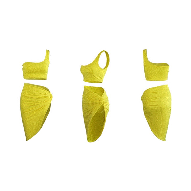 Set bikini kèm chân váy