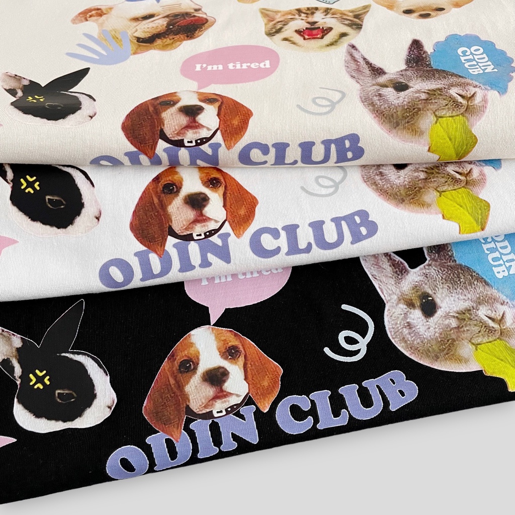 Áo Thun Oversize Pets House ODIN CLUB, Áo phông chất liệu 100% cotton co giãn 2 chiều, Local Brand ODIN CLUB