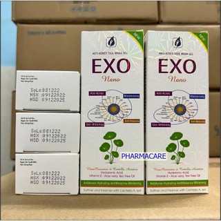 Gel rửa mặt ngừa mụn dưỡng ẩm EXO nano 60g ( Tinh chất nghệ ) sữa rửa mặt