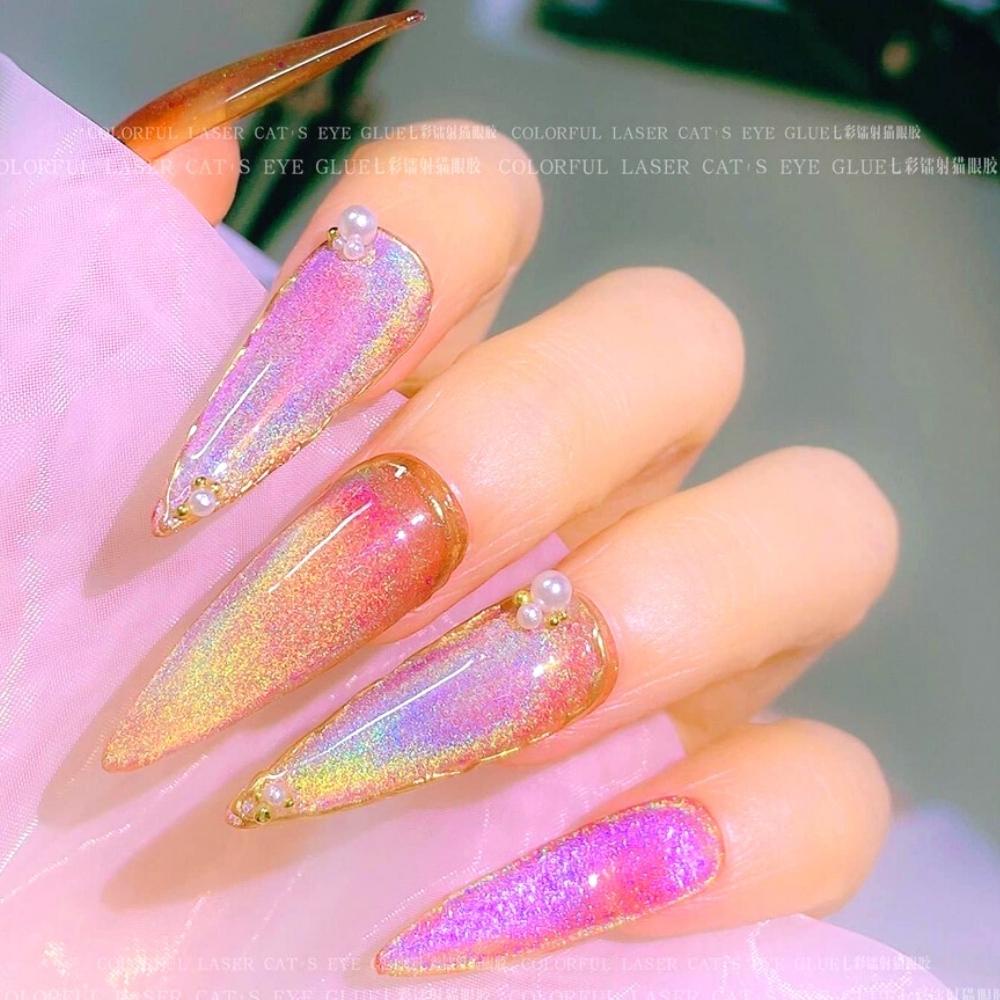 Sơn mắt mèo kim cương cầu vồng Vendeeni NGHI THẢO 15ml