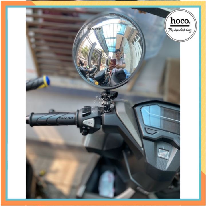 Gương cầu lồi xe máy  xe tải chiếu hậu phía sau 180 độ
