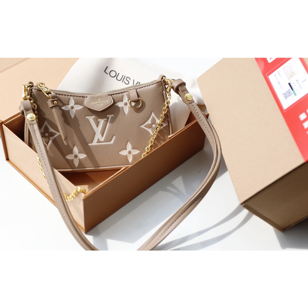 Túi đeo vai đeo chéo LV EASY POUCH SZ20 DA THẬT