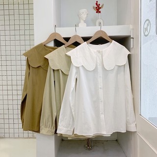 Áo sơmi cổ sen