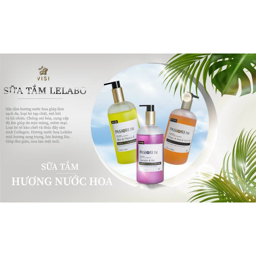 Sữa tắm hương nước hoa Visiami Pasiori 500ml