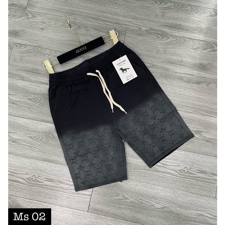 Quần ngố Jeans nam, chất liệu Jeans co giãn bản cạp to, túi xâu