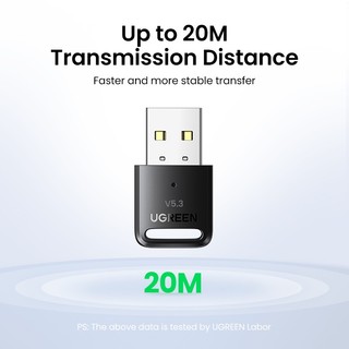 Bluetooth 5.3 USB Ugreen 90225 CM591(khoản cách 20m ghép cùng lúc 7 thiết bị, ADR bảo mật )