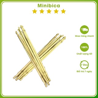 Cầu đứng Minibica cầu thẳng tre lồng chào mào tiện 2 đầu đẹp, tỉ mỉ, chắc chắn siêu đẹp PK140