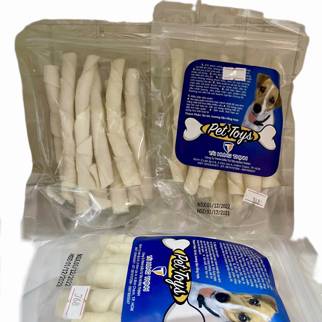 XƯƠNG GẶM CHO CHÓ DA BÒ VỊ SỮA