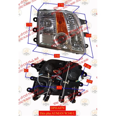 đèn pha AUMAN W340