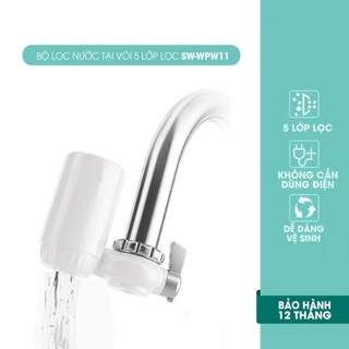 Lọc nước tại vòi, đầu lọc nước tại vòi mini JWATER tốt nhât hiện nay với 7 lớp lõi lọc, gắn được mọi loại vòi nước