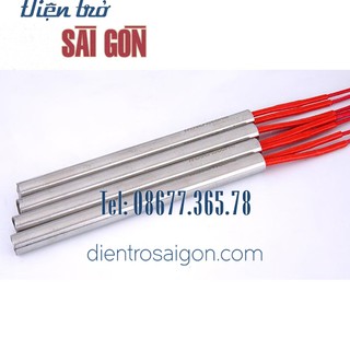 Thanh gia nhiệt phi 8, ty nhiệt phi 8 sấy khuôn và sử dụng cho máy ép nhiệt điện áp 220V