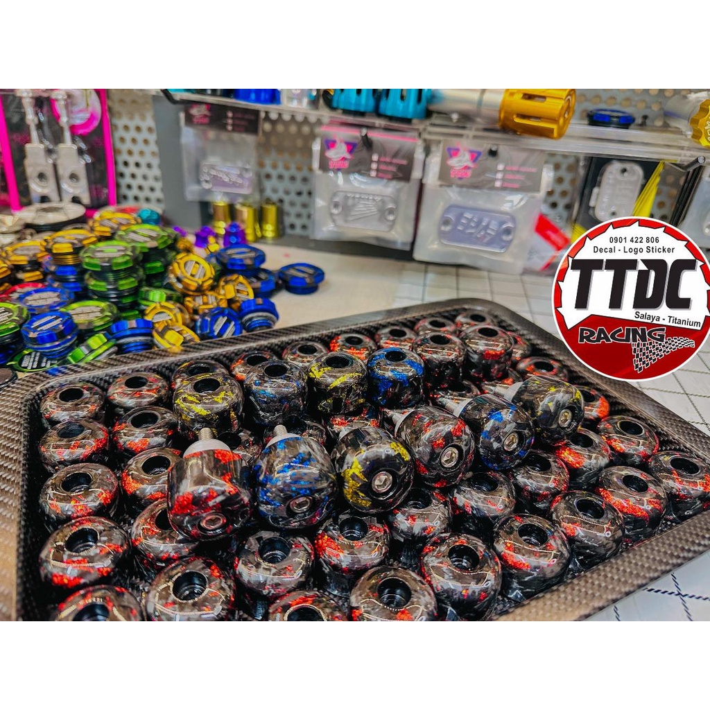 [Giá 1 cặp tặng kèm ốc] Gù carbon forget cực đẹp tặng kèm ốc gắn mọi dòng xe ✌