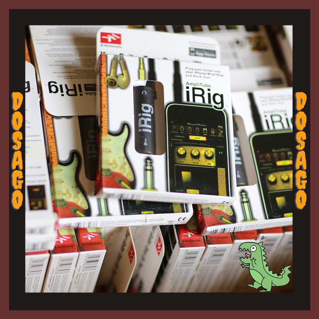 Tặng Jack chuyển 6li - IRIG thu âm guitar / organ / piano điện / bass ampli vào điện thoại