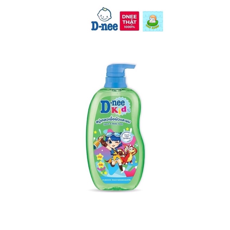 SỮA TẮM GỘI CHO BÉ 2 IN 1 D-NEE KIDS 400ML THÁI LAN