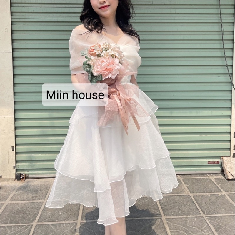 Váy công chúa 3 tầng tơ xốp