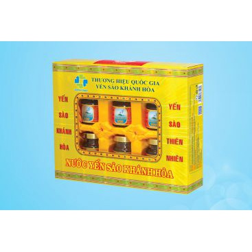 NƯỚC YẾN SÀO KHÁNH HÒA SANVINEST LỌ 70ML, HỘP 6 LỌ .