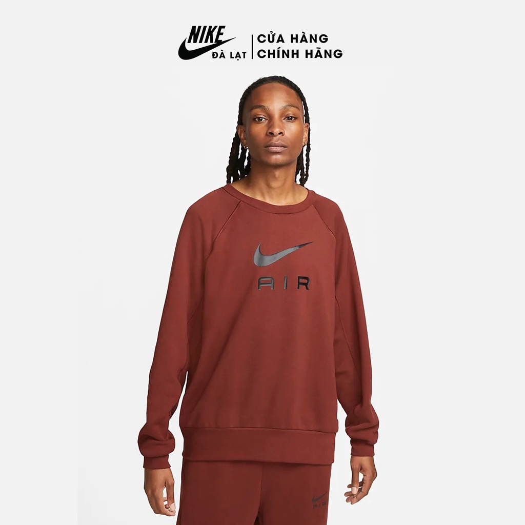 Áo nỉ mỏng cổ tròn chính hãng Nike Sportswear Air Áo thun dài tay nam DQ4206-217