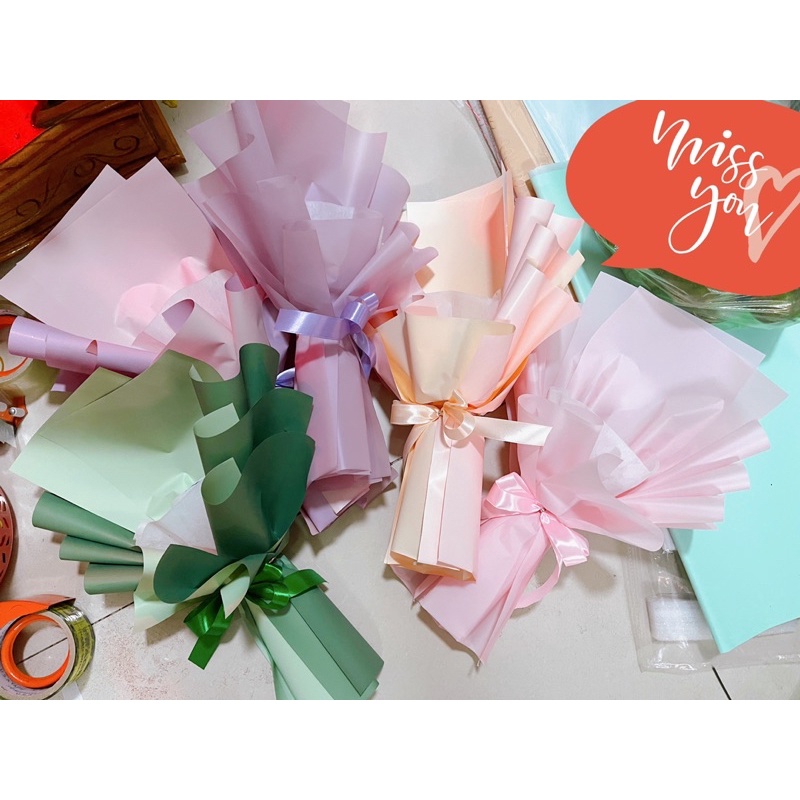 Cốt cắm hoa sáp bó 1 bông, 3-5-7 bông mua về tự cắm hoa vào là xong