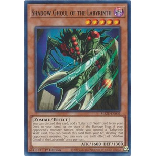 Thẻ Bài Yugioh Shadow Ghoul of the Labyrinth - MAZE-EN002 - Rare 1st Edition