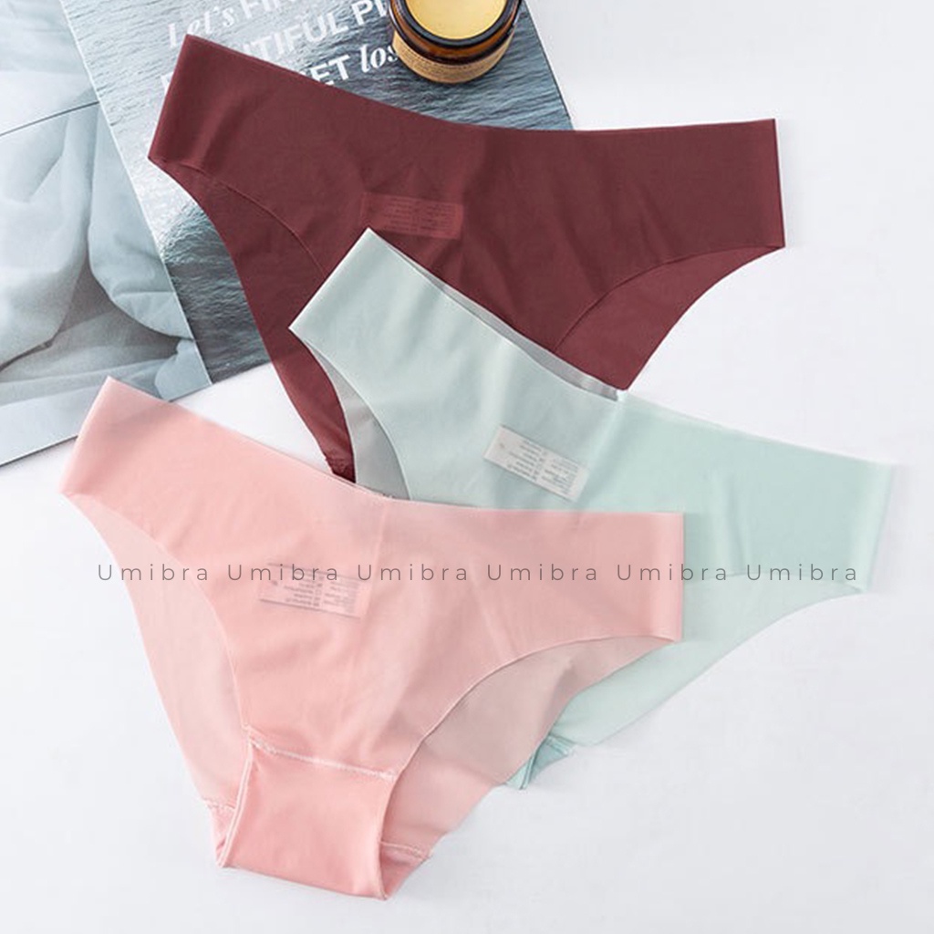 Quần lót Su lưới Umibra không viền tàng hình siêu mỏng nhẹ thông thoáng thoải mái - QL16