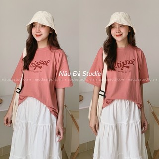BST ÁO THUN MÀU HỒNG (ảnh thật) - NÂU ĐÁ STUDIO.