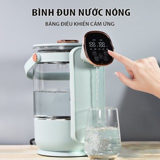 Bình Thủy Điện Đun Nước Nóng Chọn Nhiệt Độ Khử Clo- Máy Đun Nước Giữ Nhiệt - Ấm Siêu Tốc Dung Tích 2.5l Màn Hình Cảm Ứng