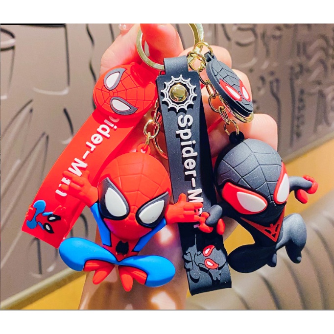 Móc Khóa Spider Man Mặt Dây Chuyền Móc Khóa Trang Sức