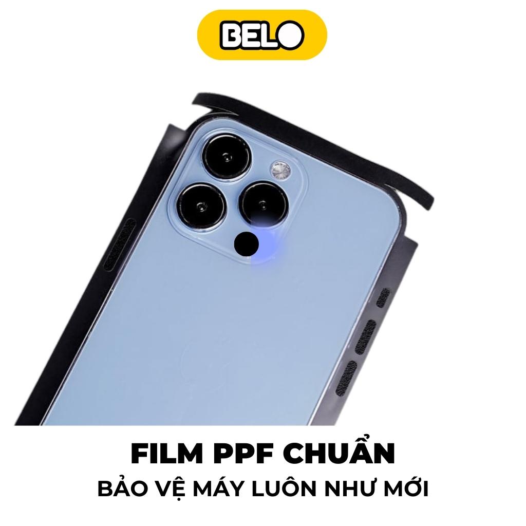 Miếng dán ppf, dán mặt sau iphone, bảo vệ mặt sau cho ip 6/6s//7/7plus/8/8plus/x/xr/xs/11/12/13/pro/max/plus/promax,belo