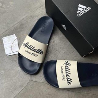 Dép Quai Ngang Chính Hãng Ad.id.as Adilette Shower Slides Xanh Navy Tối Shop Xám Store
