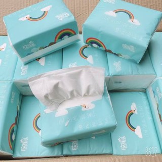 Thùng 30 gói Giấy ăn cầu vồng Siêu dai