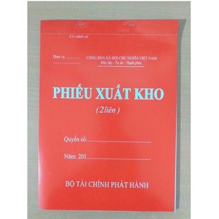 Phiếu nhập kho, phiếu xuất kho a5/a4 hàng đẹp
