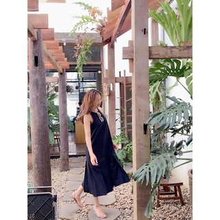 Đầm sát nách xếp ly linen 𝗦𝘁𝗲𝗹𝗹𝗮 𝗗𝗿𝗲𝘀𝘀 TEEMIN