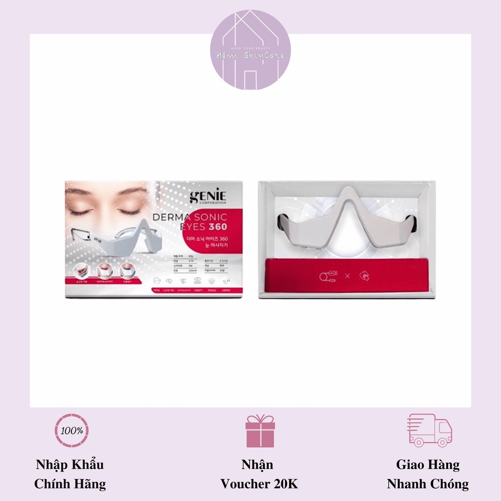 Genie Derma Sonic Eyes 360 - Máy Massage Mắt