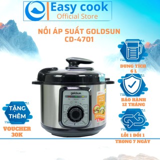 Nồi áp suất đa năng goldsun cd3601, nồi hầm điện dung tích 5l - bảo hành 12 tháng...