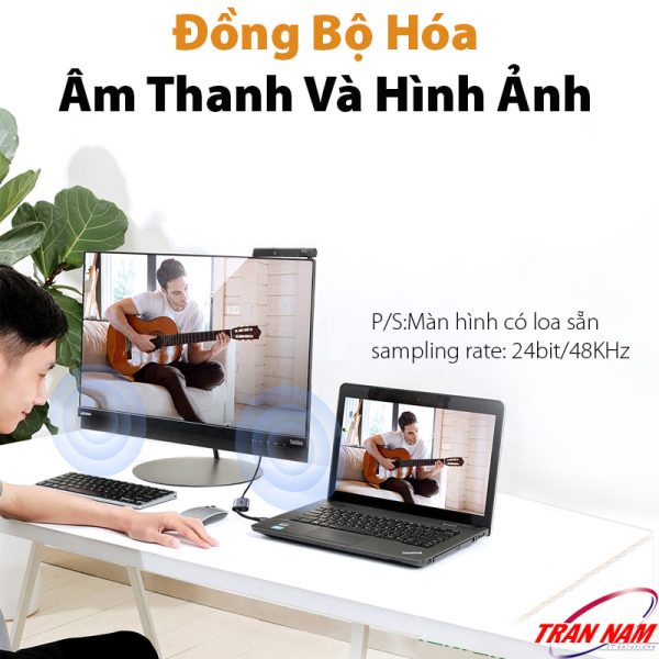 Cáp chuyển HDMI sang USB Type C Chính Hãng Ugreen 70693  CM323