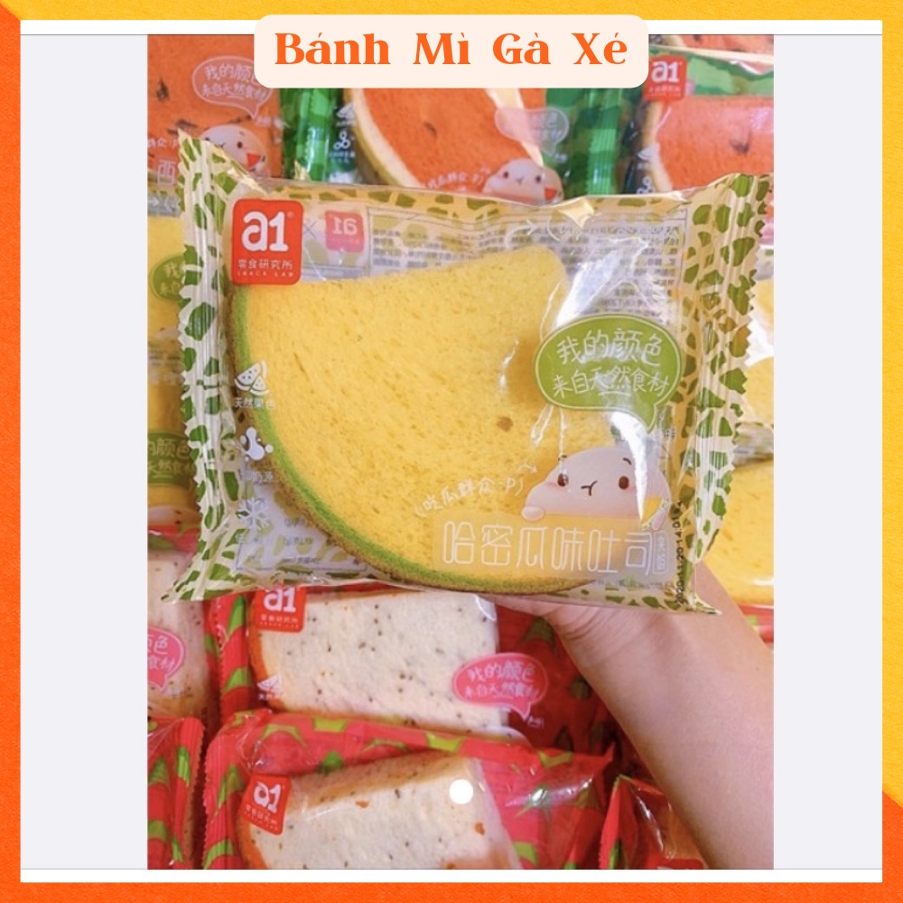 Bánh mỳ dưa dấu 🍉 dưa gang 🍈 nhân kem sữa chua 🍞 Sanwich dưa hấu, lớp vỏ mềm kết hợp nhân sữa bên trong ngon hết sảy