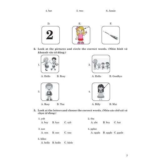 Sách - Bài tập tiếng anh 1 biên soạn theo bộ sách family and friends 1 national edition