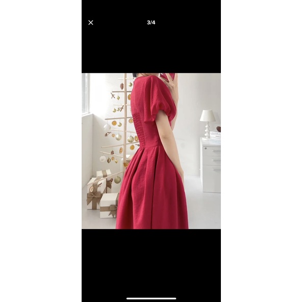 (Free Ship) Đầm lụa xước dài qua gối - thời trang thiết kế thanh lịch , siêu xinh , tôn dáng cho các nàng