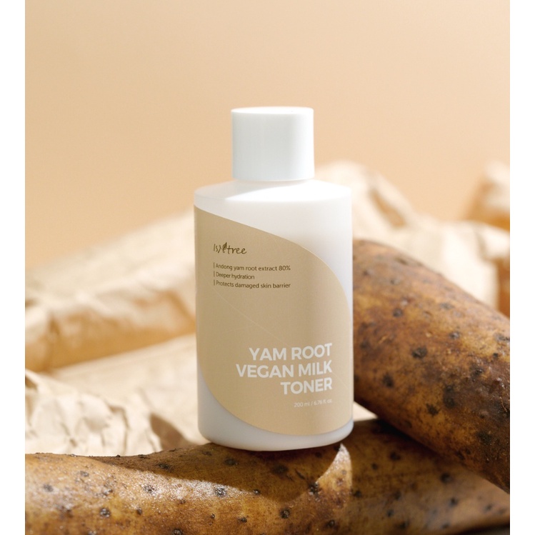 Toner dưỡng da chiết xuất sữa thuần chay khoai mỡ 𝐈𝐬𝐧𝐭𝐫𝐞𝐞 𝐘𝐚𝐦 𝐑𝐨𝐨𝐭 𝐕𝐞𝐠𝐚𝐧 𝐌𝐢𝐥𝐤 𝐓𝐨𝐧𝐞𝐫 𝟐𝟎𝟎𝐦𝐥 [