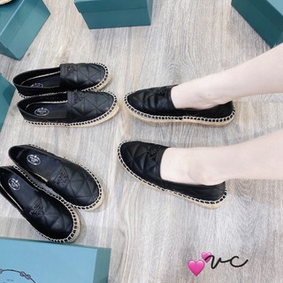 Giày slip on prd trần chỉ đế cói fullbox