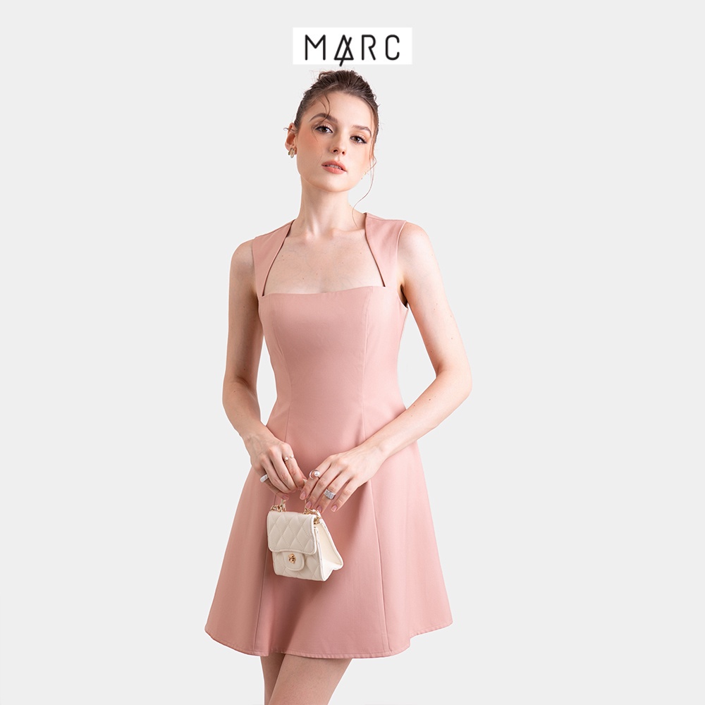 Đầm nữ MARC FASHION mini SN form xòe cổ V ngược CBNH023323