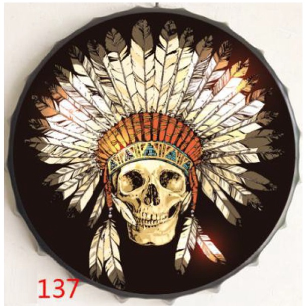 Nắp khoén chai bia 20cm khổng lồ trang trí vintage quán nhậu, bar club - Phụ kiện decor quán cafe retro hút khách