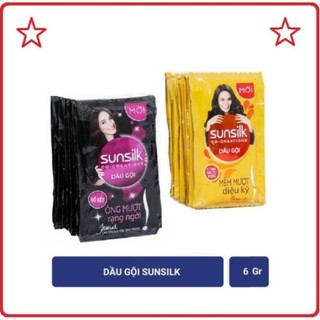 Dầu gội đầu sunsilk , xả sunsilk mềm mượt dây 10 gói fdsfdfs