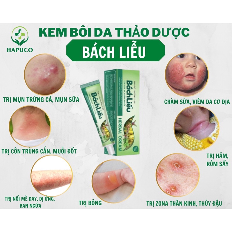 Kem bôi da thảo dược Bách Liễu