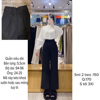 QUẦN ỐNG RỘNG DẠNG DÀI