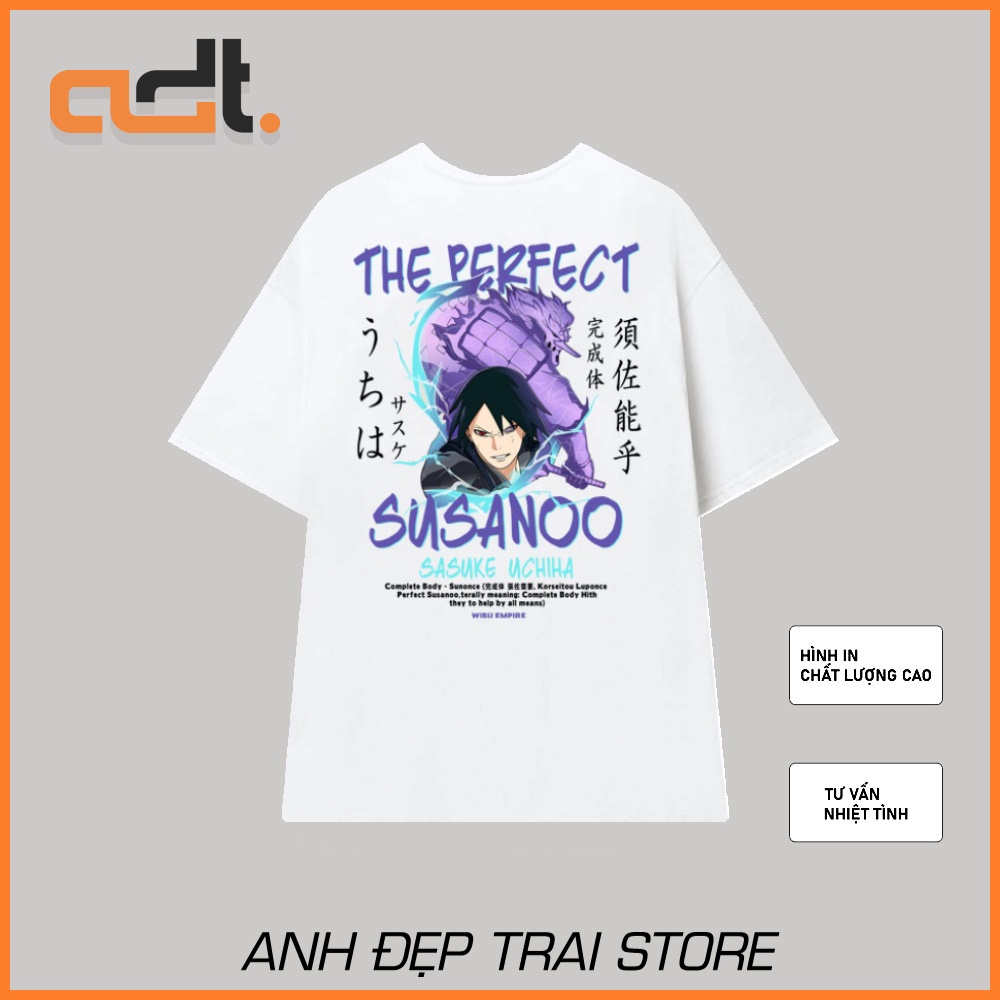 Áo Thun Naruto Uchiha Sasuke Naruto Anime mẫu mới cực chât  giá rẻ độc đẹp