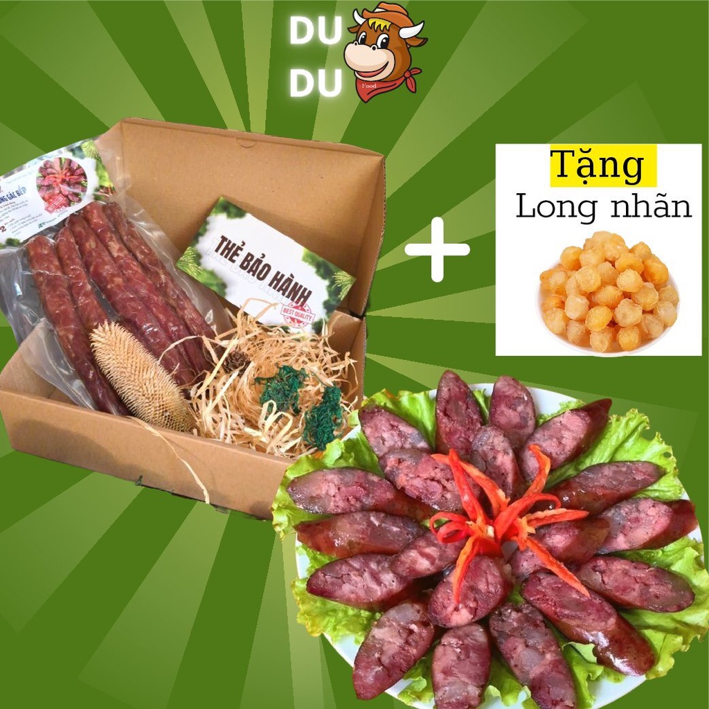 Lạp xưởng gác bếp Tây Bắc lạp sườn sấy loại 1 chuẩn vị Dudu Food